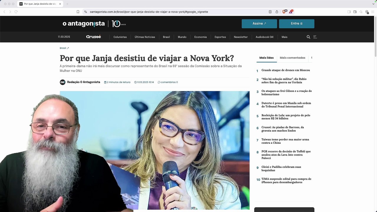 JANJA desiste de VIAJAR para os ESTADOS UNIDOS por MEDO do ELON MUSK- TRUMP economizou uns TROCADOS