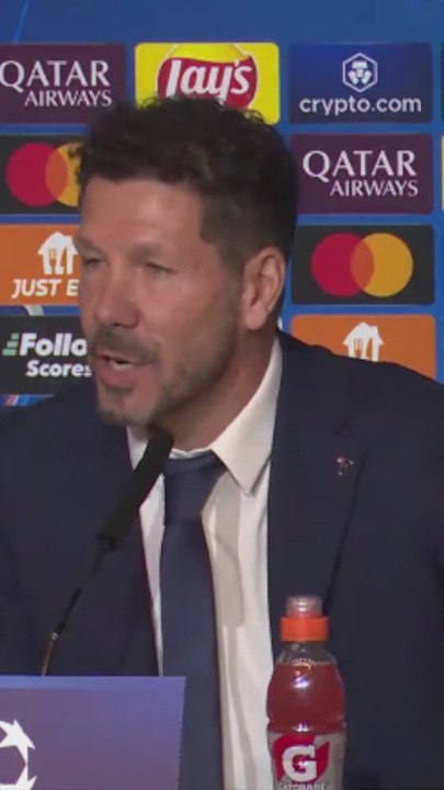 Simeone sobre Ancelotti: "Es mucho mejor que  yo"