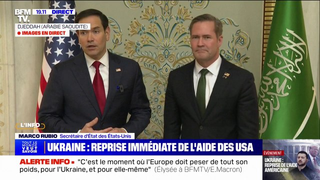 Marco Rubio, secrétaire d'État des États-Unis, au sujet de la Russie: La balle est dans leur camp