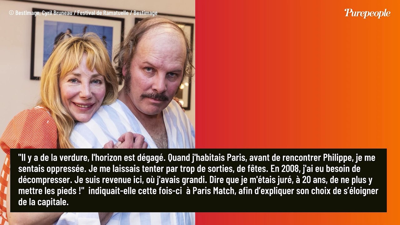 Julie Depardieu explique pourquoi elle a quitté Paris avec Philippe Katerine pour s'installer dans une demeure inhabituelle