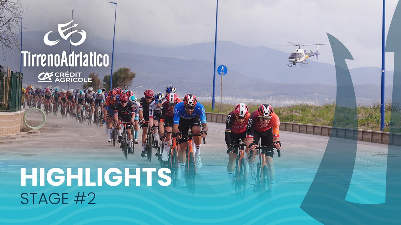 Tirreno Adriatico 2025 | Stage 2: Highlights