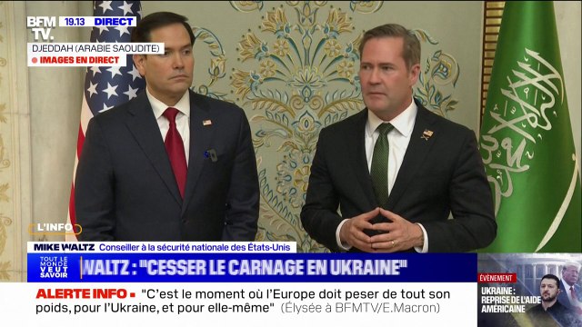 Mike Waltz, conseiller à la sécurité nationale des États-Unis: Un carnage se produit sur la ligne de front en Ukraine