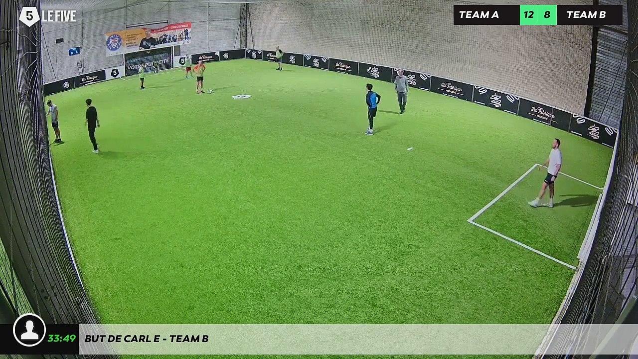 But de Carl E - Team B