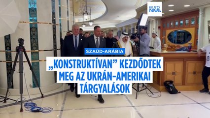„Konstruktívan" kezdődtek meg az ukrán-amerikai béketárgyalások Szaúd-Arábiában