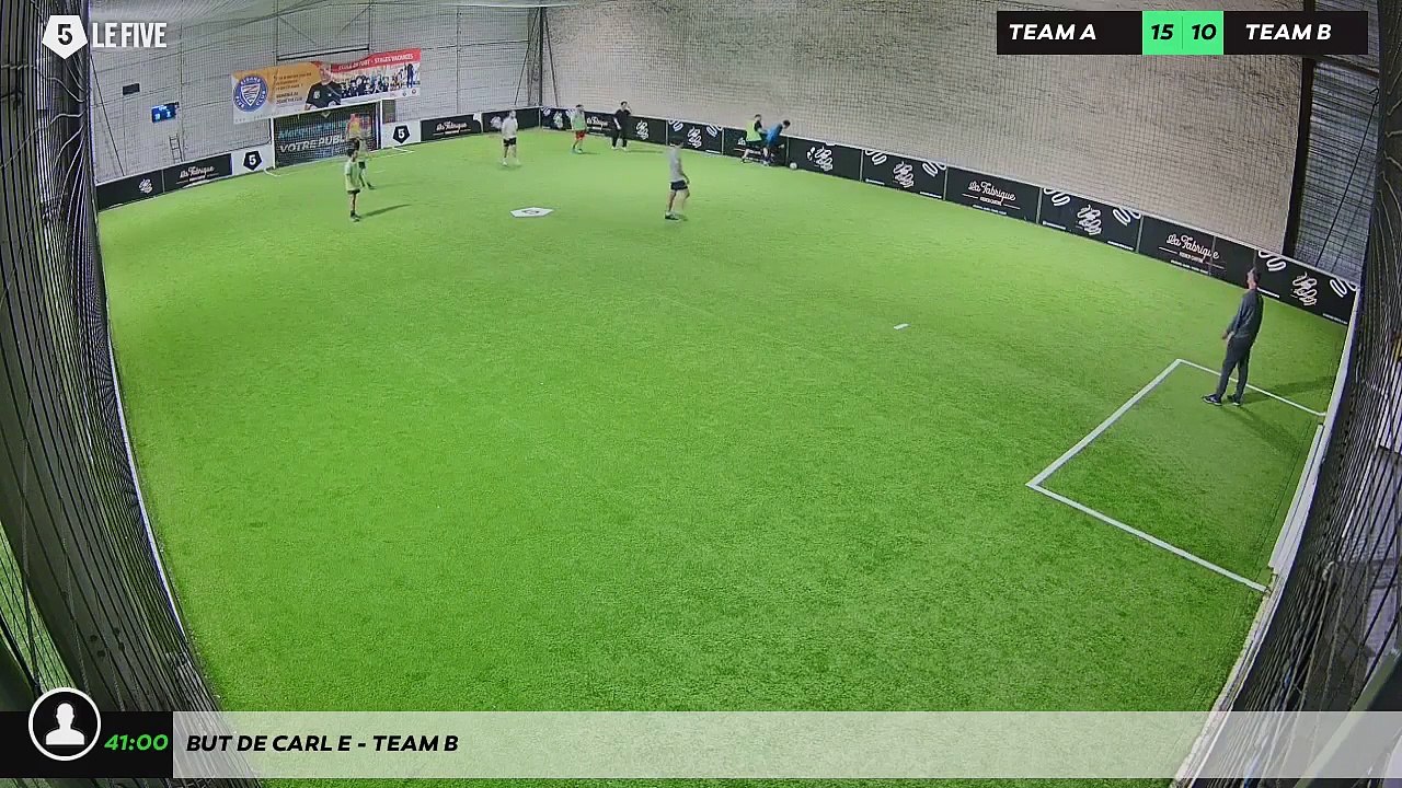 But de Carl E - Team B