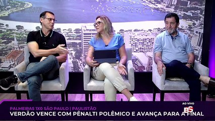 "TODOS CONCORDAMOS QUE NÃO FOI PÊNALTI, MAS SIM QUE FOI UM ERRO", OPINA LUCIANA CAMPOS