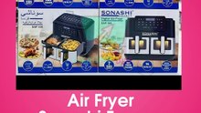 مقلاة هوائية رقمية قوة 2600 واط سعة 10 لتر سوناشي فرنسا