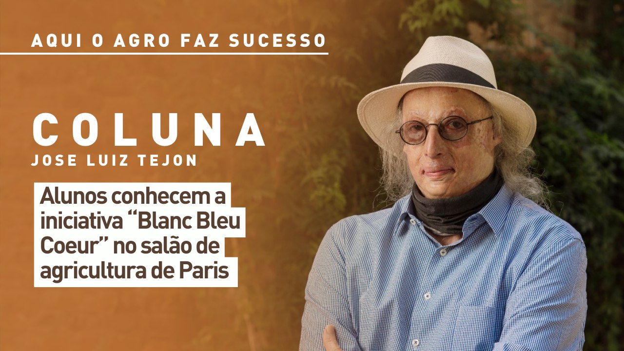 Aqui o agro faz sucesso: alunos conhecem a iniciativa "Blanc Bleu Coeur" no salão de agricultura de Paris