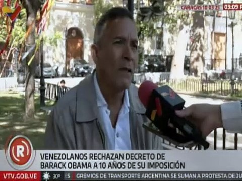 Caracas | Venezolanos rechazan más de 1000 medidas coercitivas unilaterales contra Venezuela