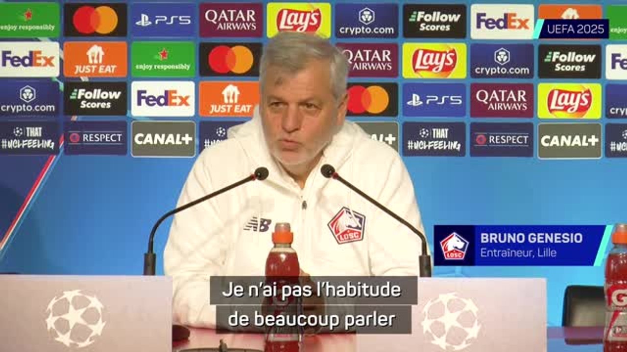 Lille - Genesio : "Être à 100%, pas à 105 ou 110"