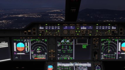 MSFS 2024 A350-900 EDELWEISS ATTERRO LSGG ILS RWY22 BELU3R TRANS BELUS