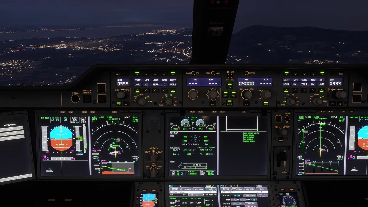 MSFS 2024 A350-900 EDELWEISS ATTERRO LSGG ILS RWY22 BELU3R TRANS BELUS