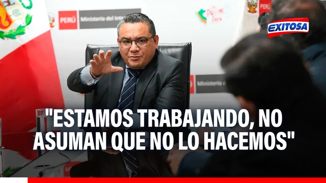 Santiváñez tras suspensión de clases presenciales en colegios privados por extorsión: Estamos trabajando, no asuman que no lo hacemos