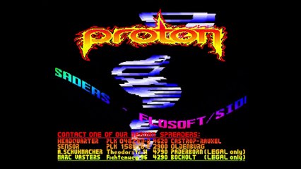 Amiga Intro Spread and Enjoy by Proton Ltd. (1990)