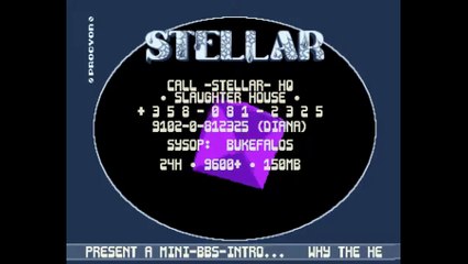 Amiga Intro Slaughters Egg by Stellar (1992)