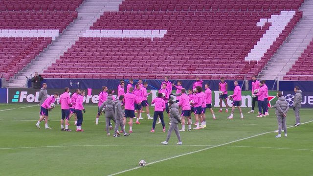 ENTRENAMIENTO del ATLÉTICO DE MADRID previo del EURODERBI | ATLÉTICO DE MADRID - REAL MADRID