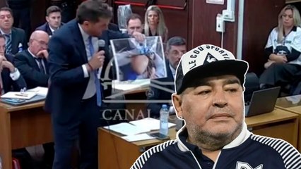 Maradona: revelan foto inédita en el juicio por su muerte