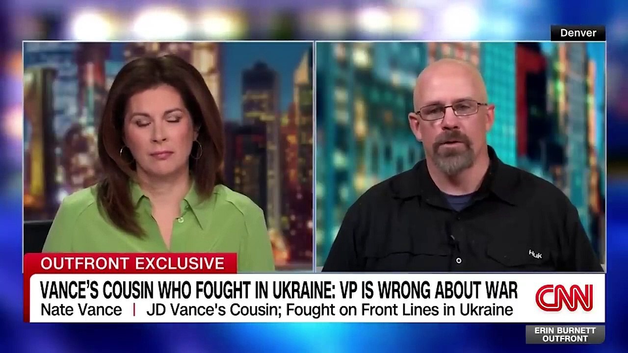 JD Vance’s cousin who served in Ukraine speaks out