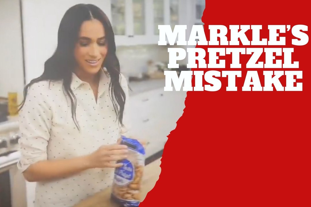 Meghan Markle gets mocked over the way she uses pretzel bags which some consider reckless