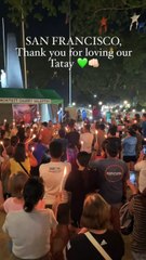 Rally Supporting Former Pres. Duterte in San Francisco, Agusan del Sur