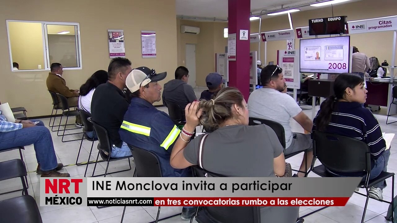 INE Monclova invita a participar en tres convocatorias rumbo a las elecciones