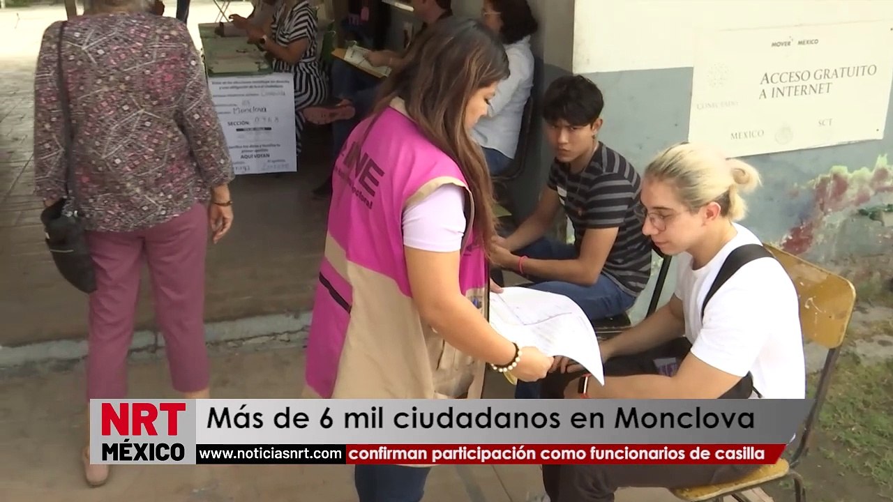 Más de 6 mil ciudadanos en Monclova confirman participación como funcionarios de casilla