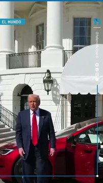 Donald Trump adquiere un Tesla, y Elon Musk realiza la entrega personal en la Casa Blanca
