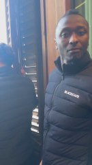 El susto de  Sadiq Umar con las mascletà de Valencia