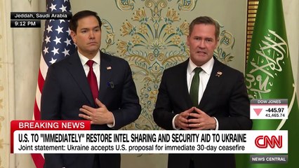 Ukraine agrees to proposal for 30-day ceasefire