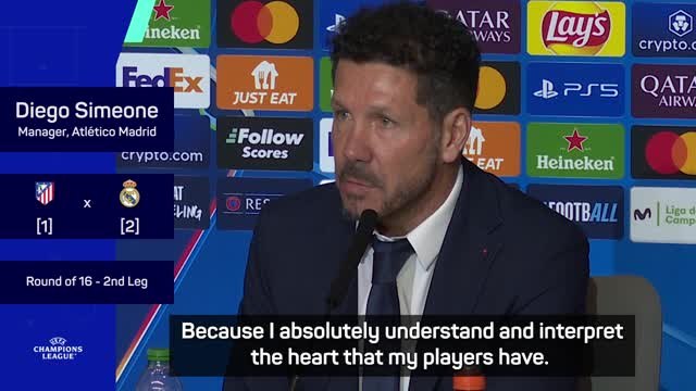 Simeone dreams of making Champions League final