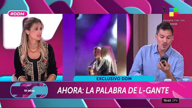 La llamativa respuesta de L-Gante cuando le preguntaron si estaba separado de Wanda Nara