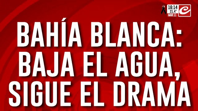 Todos por Bahía Blanca: cientos de damnificados esperan las donaciones tras las inundaciones