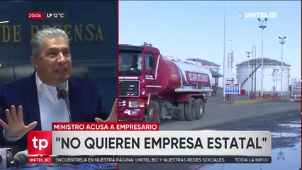 Ministro Novillo: “Empresarios apuntan a que tengamos que matar YPFB, quieren que les demos el negocio de los hidrocarburos”