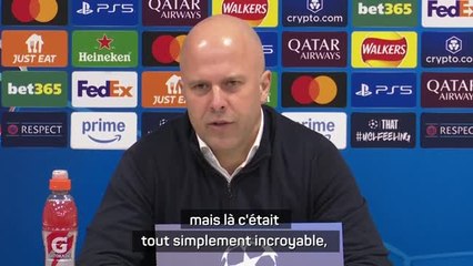 Liverpool - Slot : "Le meilleur match dans lequel j'ai été impliqué dans toute ma vie"