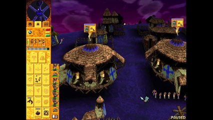 Beating POPULOUS: THE BEGINNING - Intro & Ending Cut Scenes - PLUS Final Level As A GOD