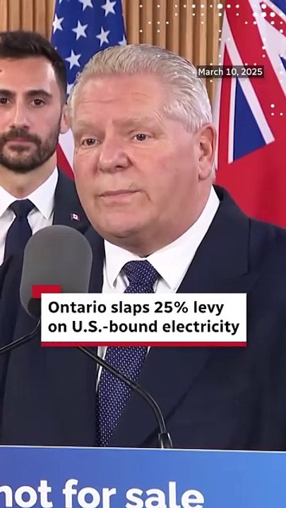 President Donald Trump's tariffs on Canadian goods.