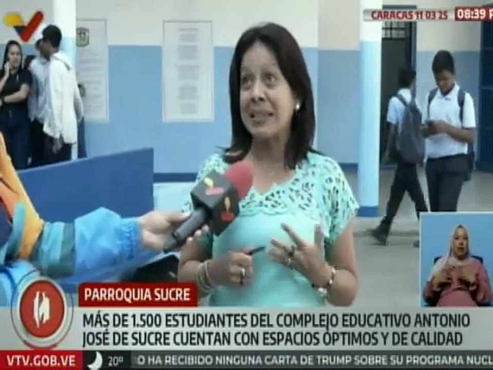 Caracas | Reinauguran el Complejo Educativo Antonio José de Sucre en la pquia. Sucre