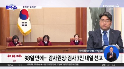 12일 감사원장·중앙지검장 탄핵 선고…尹은 다음 주 가능성