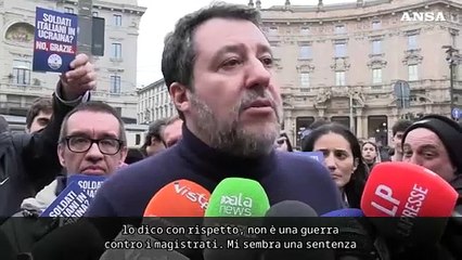 Salvini: "Avs vuole che risarcisca io per la Diciotti? Ho finito le monete"