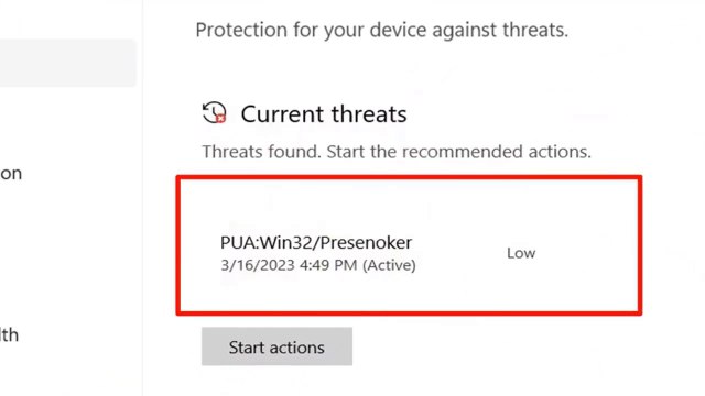 How To Get rid of PUA Win32 Presenoker Malware on Windows 11/10