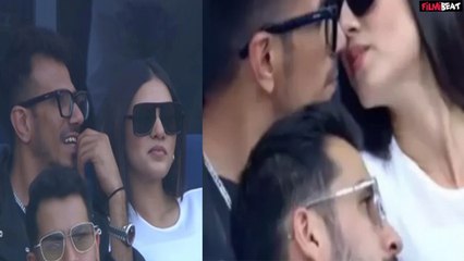 Yuzvendra Chahal और RJ Mahvash का match के दौरान का Kiss video viral, चौंका देगी सच्चाई ! FilmiBeat