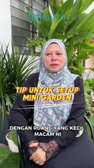 Tak tahu macam mana nak setup mini garden di ruang yang kecil?