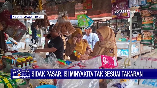 Sidak Minyakita di Pasar Kediri dan Palembang, Apa Hasilnya?