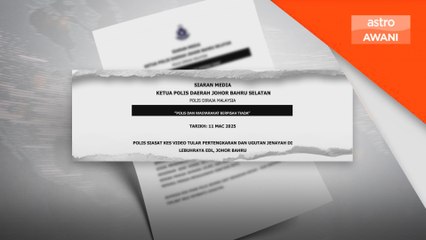 Siasatan: Polis siasat kes lelaki acah pukul di lebuhraya EDL