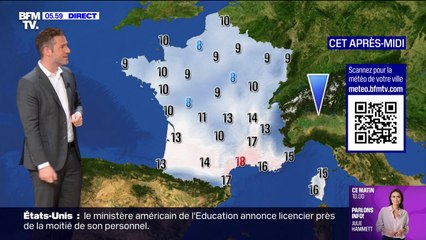 Un ciel gris et des averses sur une grande partie de la France ce mercredi