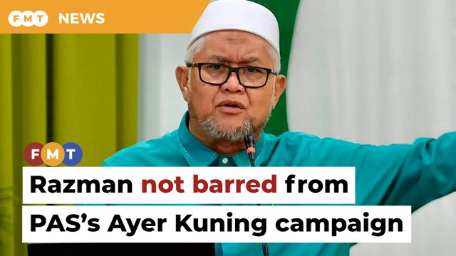 Controversial Razman not barred from PAS’s Ayer Kuning campaign
