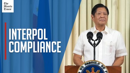 Duterte’s arrest 'proper and correct' — Marcos