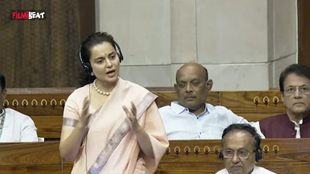 MP Kangana Ranaut Aggressive Speech In Parliament #kanganaranaut | FIlmibeat Telugu