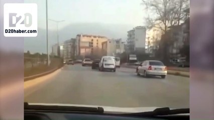 Denizli'de drift ve makas atmaya polisli son