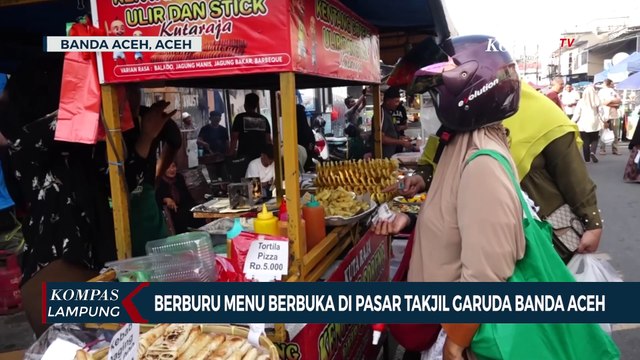 Berburu Menu Berbuka di Pasar Takjil Garuda Banda Aceh